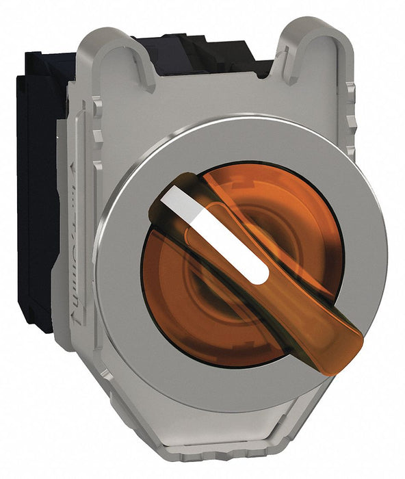 SelectorSwitch Illum 2Pos 30mm Orange