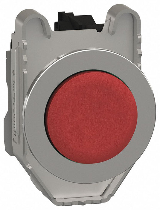 FlushPushButtonOperator NonIllum Red 1NC