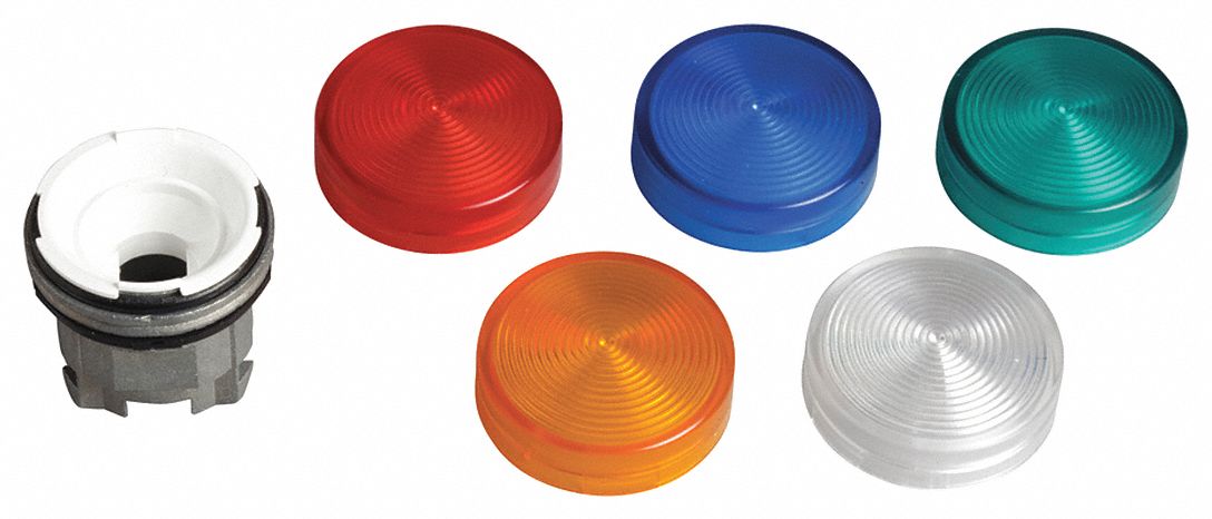 PilotLightHead Bl Gn Or Rd Wh LED 22mm