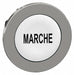 Push Button Head Marked 30mm White