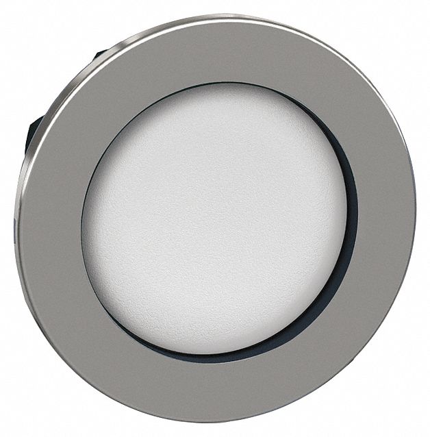 Push Button Head 30mm White
