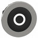 Push Button Head Marked 30mm Black
