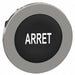 Push Button Head Marked 30mm Black