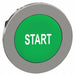 Push Button Head Marked 30mm Green