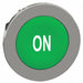 Push Button Head Marked 30mm Green
