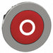 Push Button Head Marked 30mm Red