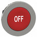 Push Button Head Marked 30mm Red
