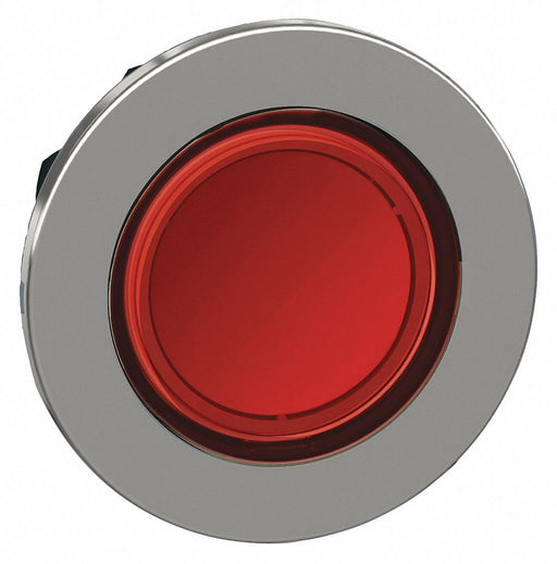 FlushPushButton Red No Lamp 30mm