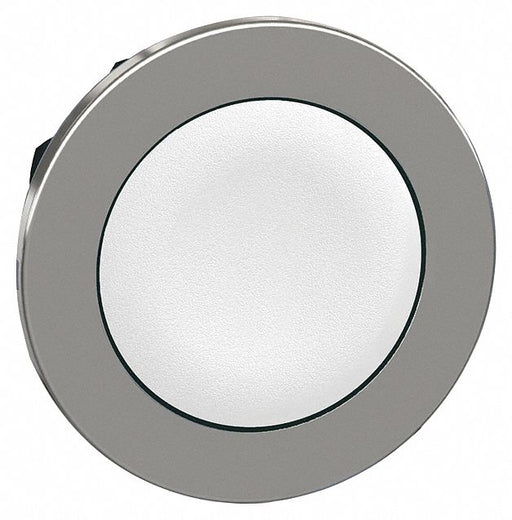 Flush Push Button White Non-Illum 30mm