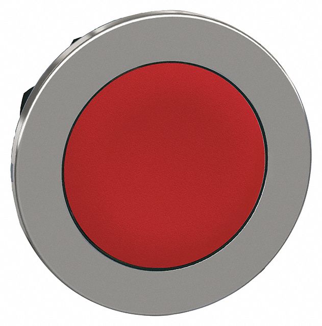 Flush Push Button Red Non-Illum 30mm