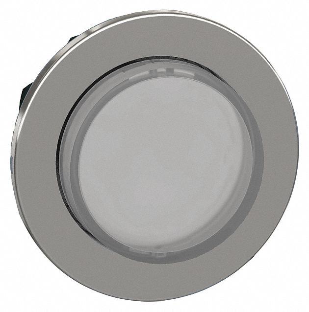 ExtendedPushButton White No Lamp 30mm