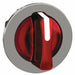 ShortHandSelectSwtch Illum Red 3Pos 30mm