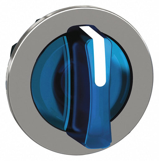 ShortHandSelectSwtch Illum Blu 3Pos 30mm