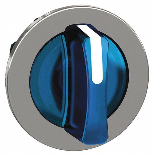 ShortHandSelectSwtch Illum Blu 3Pos 30mm