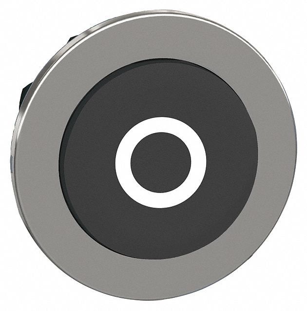 ExtendedPushButton Black Non-Illum 30mm