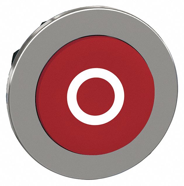 Extended Push Button Red Non-Illum 30mm