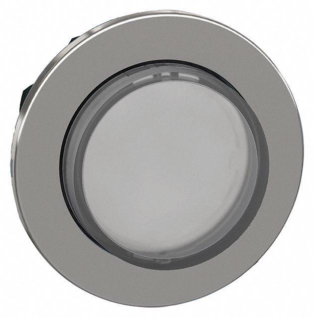 ExtendedPushButton White No Lamp 30mm