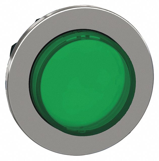 ExtendedPushButton Green No Lamp 30mm