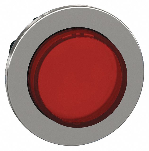 Extended Push Button Red No Lamp 30mm