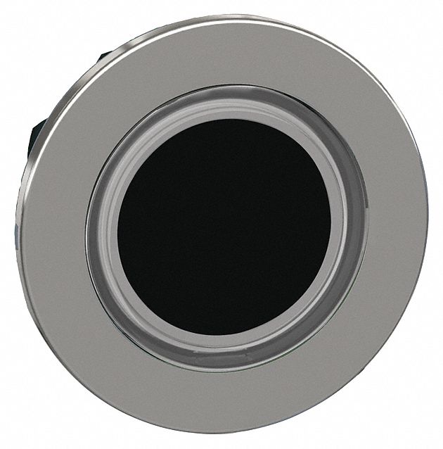 Flush Push Button White No Lamp 30mm