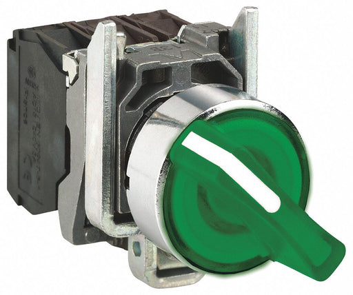 SelectorSwitch Illum 2Pos 22mm Green