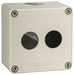 CtrlStationEnclosur 22mm 2Hole DiCstZinc