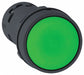 Flush Push Button Green Non-Illum 22mm