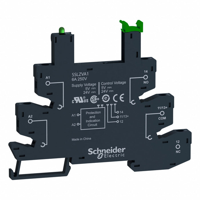 Slim Interface Relay Socket 6 A 5 Pins