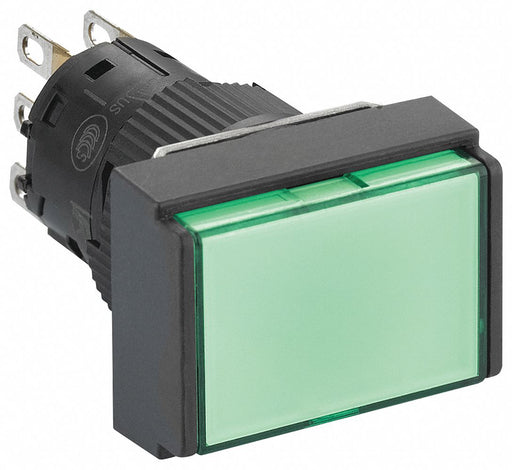 IllumPushButton FullVoltage Green SPDT
