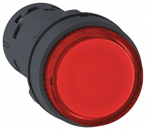 Extended Push Button Red LED 22mm