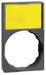 LegendPlateHolder Plastic Wht Yllw 22mm
