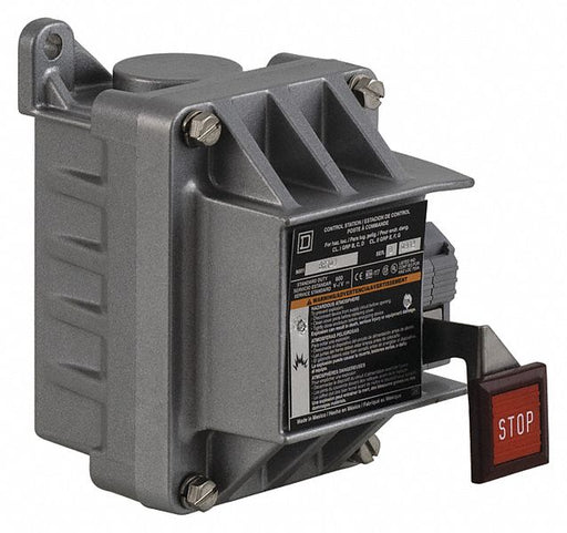 ControlStation Feed-Thru PushButton Red