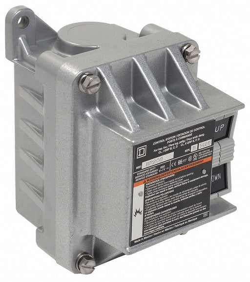 ControlStation Feed-Thru 2Buttons Gray