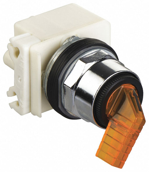 SelectorSwitch Illum 2Pos 30mm Yellow
