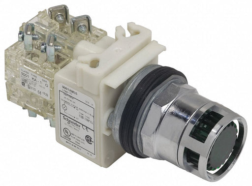 IllumPushButton FullVolt Green 2NO/2NC