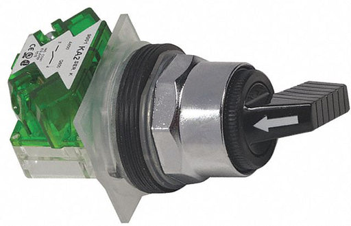 SelectorSwitch Non-Illum 2Pos 30mm Black