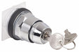 KeyedSelectorSwitch Black 2Pos 30mm