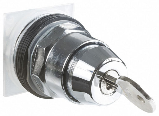 SelectSwtch Key Non-Illum 2Pos 30mm Blk