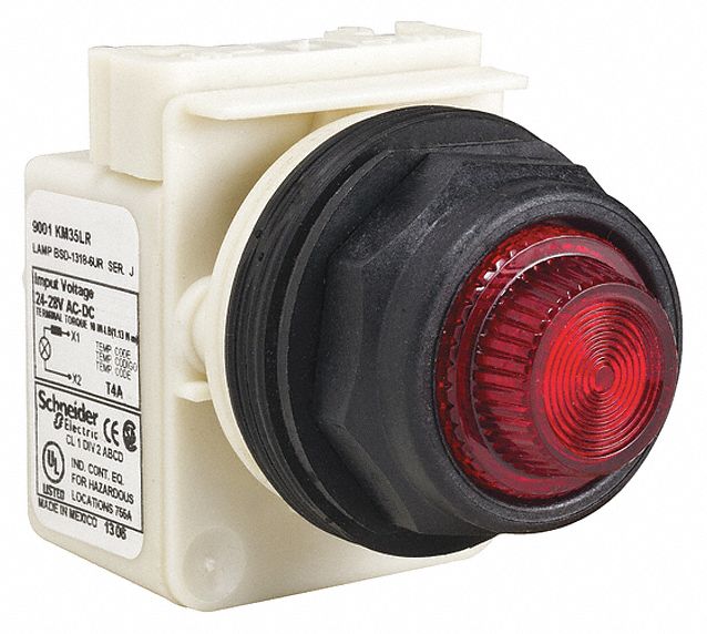 Pilot Light Red 30mm LED