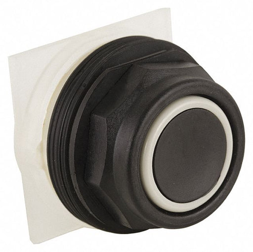 Flush Push Button Black Non-Illum 30mm