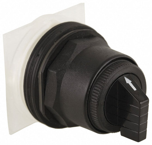 ShortHandleSelectorSwitch Blk 3Pos 30mm