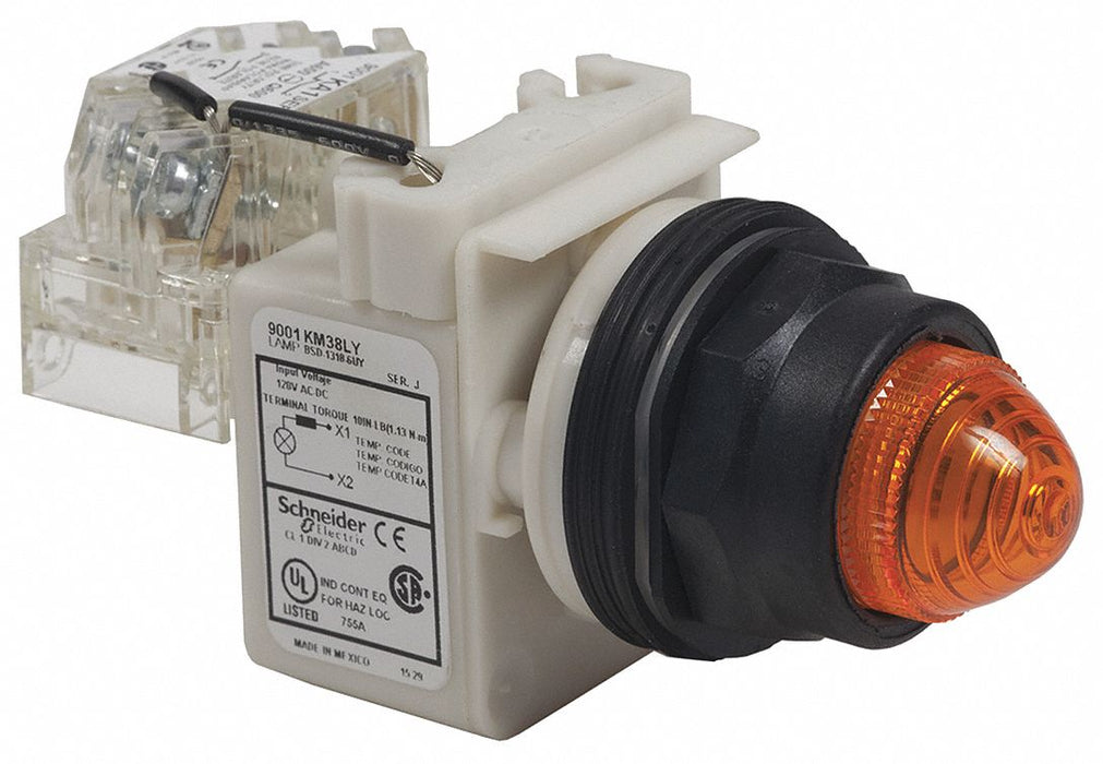 Pilot Light White 30mm LED