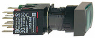 IllumPushButton FullVoltage Green 1NO