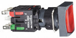 IllumPushButton FullVoltage Red 1NC