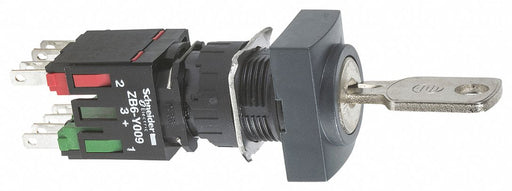 SelectorSwitch Keyed Non-Illum 2Pos 16mm