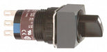 Selector Switch 2 Pos 16 mm Black