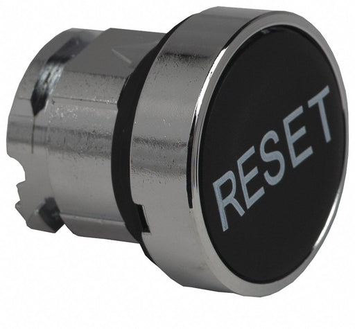 Flush Push Button Black Non-Illum 22mm