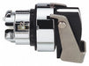 LongHandleSelectorSwitch Black 2Pos 22mm