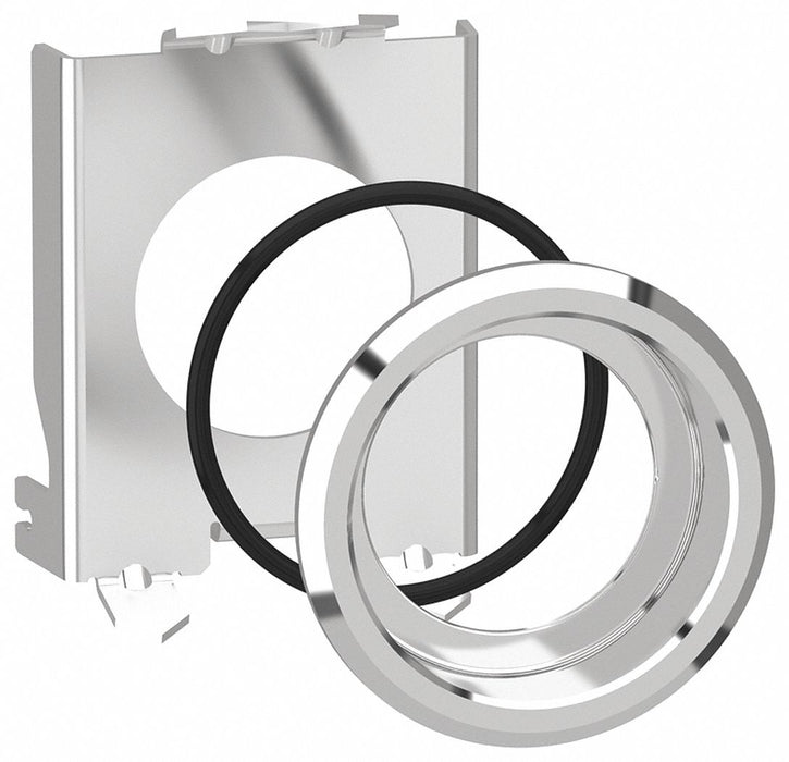 Flush Mounting Kit 30 mm Chrome Metal