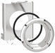 Flush Mounting Kit 30 mm Chrome Metal